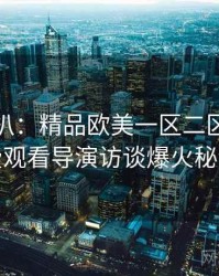 独家深扒：精品欧美一区二区三区免费观看导演访谈爆火秘诀