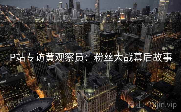 P站专访黄观察员:粉丝大战幕后故事 P站专访黄观察员:粉丝大战幕后故事